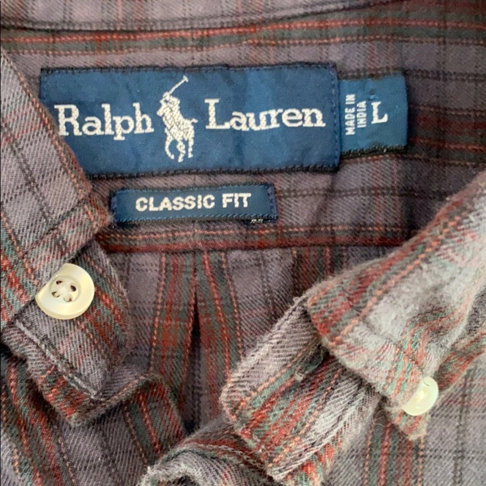 Ralph Lauren Plaid Button Down - Picture 3 of 3